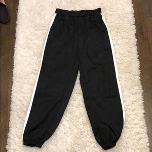 Black and White Joggers